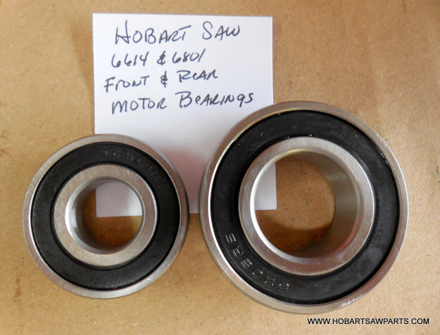 Front & Rear Motor Bearings for Hobart 6614 & 6801 Meat Saws.